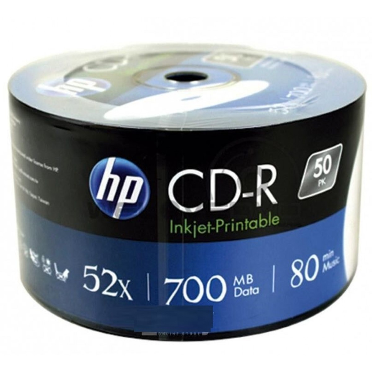 Диск CD-R 700Mb HP 52x Printable