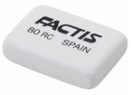Ластик FACTIS 80 RC (Испания), 28х20х7 мм, белый, прямоугольный, каучук