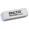 Ластик FACTIS BM 40 (Испания), 52х20х7 мм, белый, прямоугольный, скошенные края