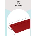 Бумага крепированная ТРИ СОВЫ, 50*250см, 32г/м2, бордо, в рулоне, пакет с европодвесом