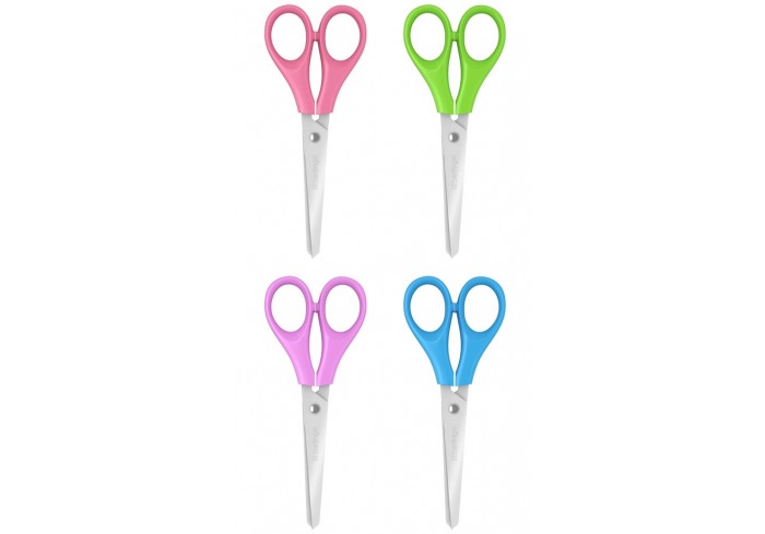Ножницы детские Berlingo 13,5см, ассорти, подходят и для левшей