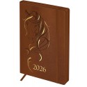 Ежедневник датированный 2026г., А5, 176л., твердый переплет, кожзам, BG 