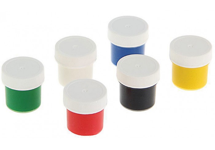 Гуашь 6 цветов по 25 мл, без кисти KOH-I-NOOR