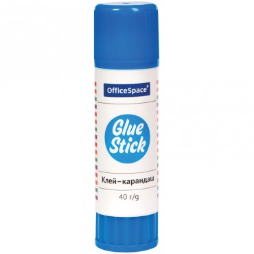 Клей-карандаш OfficeSpace, 40г, дисплей