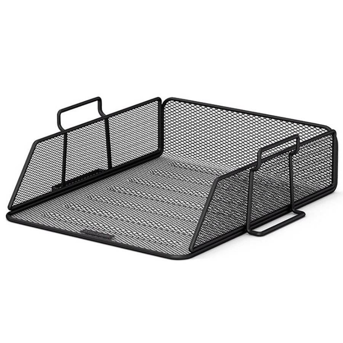 Лоток горизонтальный металлический, ЧЕРНЫЙ, (ДхШхВ)340×250×65 мм