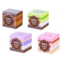 Ластик Deli EH302 25х25х25 мм, ПВХ, ассорти