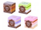Ластик Deli EH302 25х25х25 мм, ПВХ, ассорти