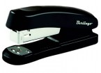 Степлер №24/6, 26/6 Berlingo до 30л., пластиковый корпус, черный