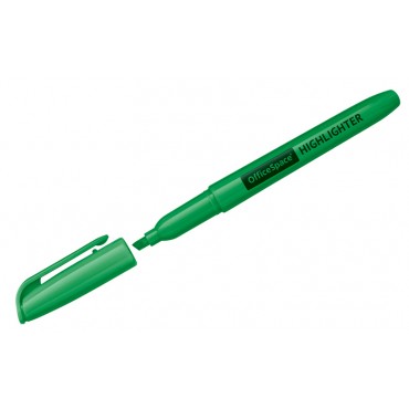 Текстовыделитель OfficeSpace зеленый, 1-3мм