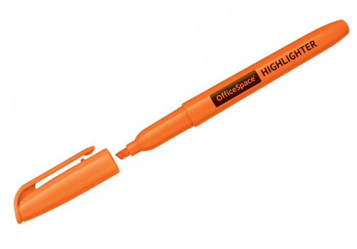 Текстовыделитель OfficeSpace оранжевый, 1-3мм