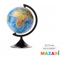 Глобус физический, d=210мм