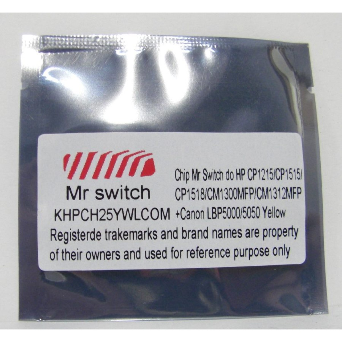 Чип Mr Switch  HP CP1215/CP1515/CP1518/CM1300MFP+ Canon LBP5000/5050 Yellow пр.Китай