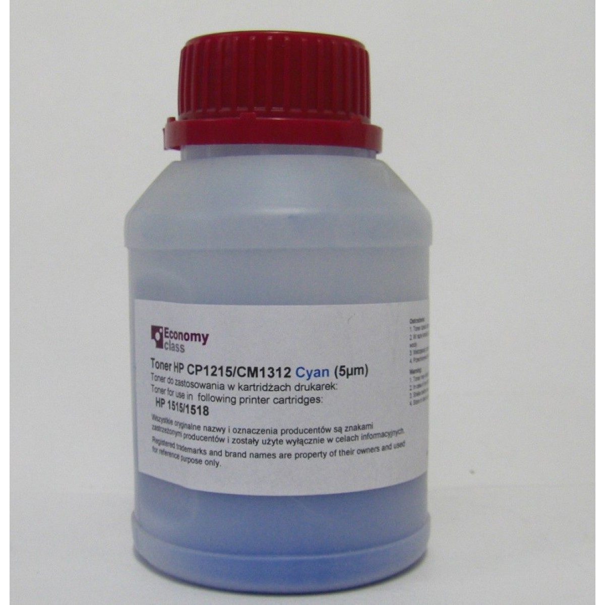 Тонер ECONOMY CLASS  HP CP1215/1515/1518/2025/CM1312MFP/CM2320MFP/3525/3530/5500/4700/4005 Cyan (5)
