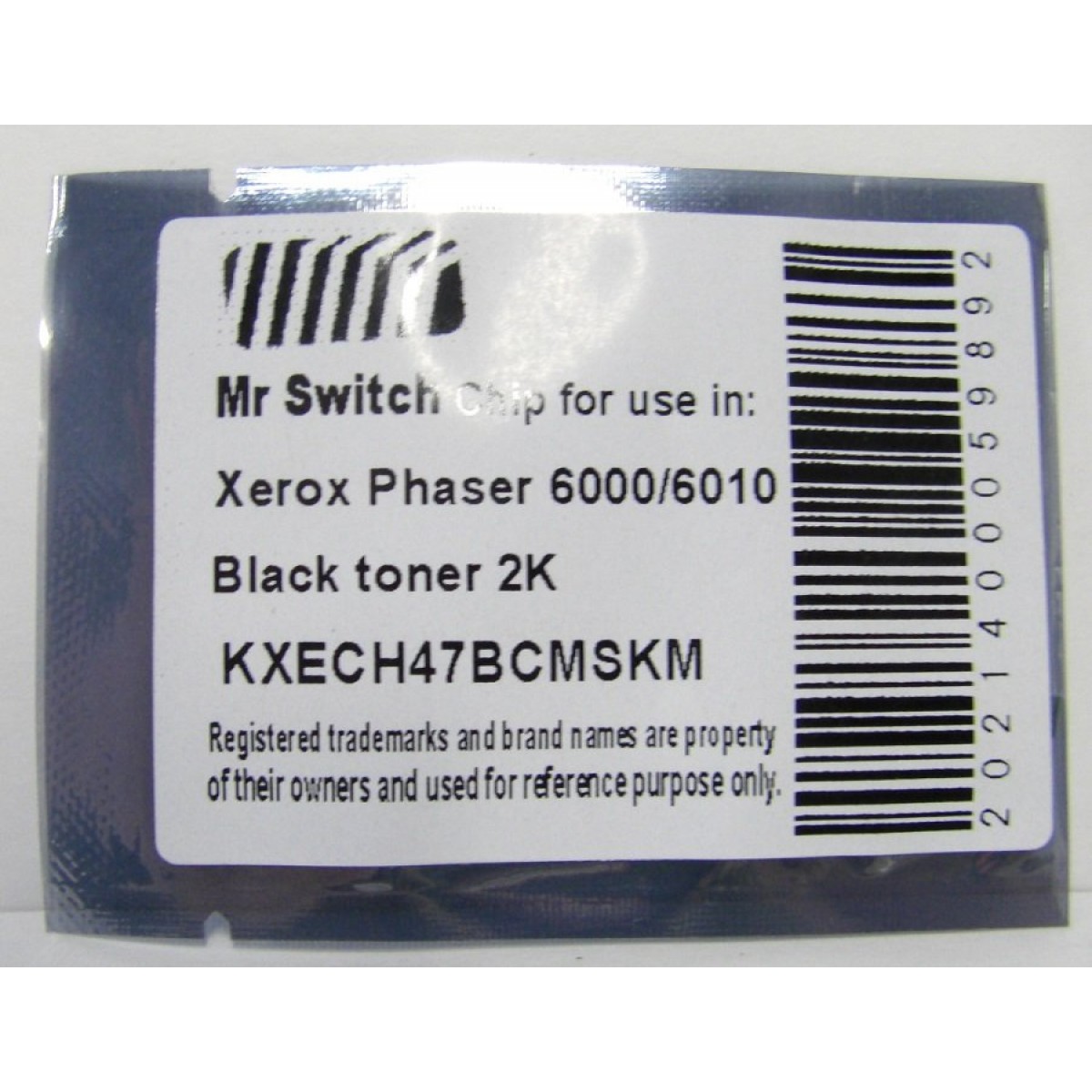 Чип Mr Switch для Xerox Phaser 6000/6010/6015 black 2k  пр.Китай