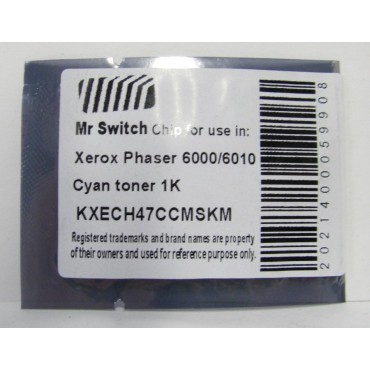 Чип Mr Switch для Xerox Phaser 6000/6010/6015 cyan 1k пр.Китай