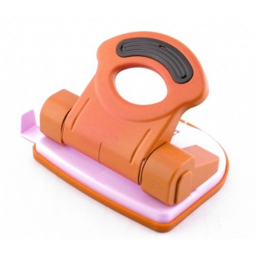 Дырокол KANEX MOD-20PP на 20л., с линейкой, ассорти NEW