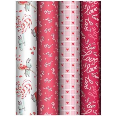 Упаковочная бумага глянц. 70*100см, MESHU 