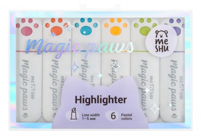 Набор текстовыделителей MESHU 