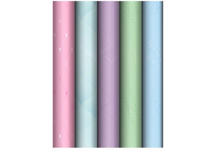 Упаковочная бумага глянц. 70*100см, MESHU 