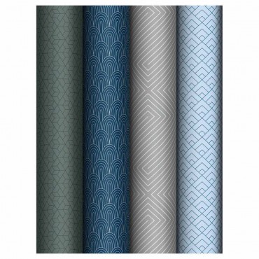 Упаковочная бумага глянц. 70*100см, MESHU 