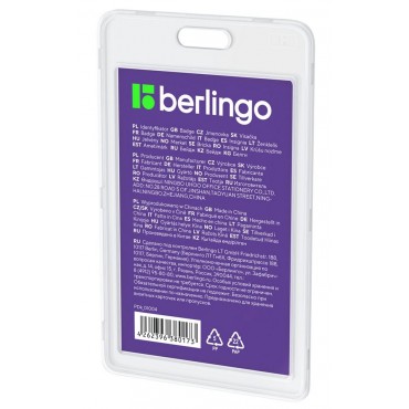 Бейдж вертикальный Berlingo 