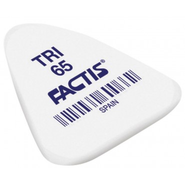 Ластик FACTIS TRI 65 (Испания), 36х33х6 мм, ассорти, треугольный,