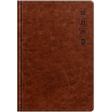 Телефонная книга А5, 80л., кожзам, BG 