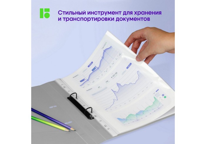 Папка на 2 кольцах Berlingo 