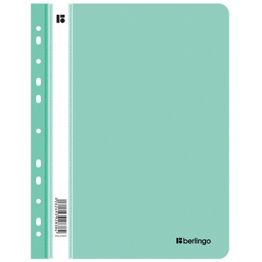 Папка-скоросшиватель пластик. перф. Berlingo 