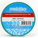 Изолента Smartbuy, 19мм*20м, 180мкм, зеленая, инд. упаковка
