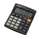 Калькулятор настольный Citizen SDC-812NR, 12 разрядов, двойное питание, 102*124*25мм, черный