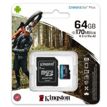 Карта флэш памяти SDСS2/64GB 64GB micro SDXC Canvas Select Plus, Kingston;