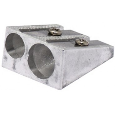 Точилка 2 отверстия металлическая