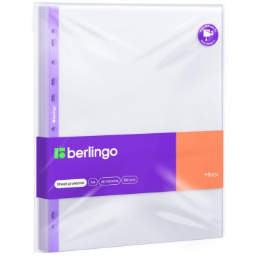 Папка-вкладыш (файлы) с перфорацией Berlingo 
