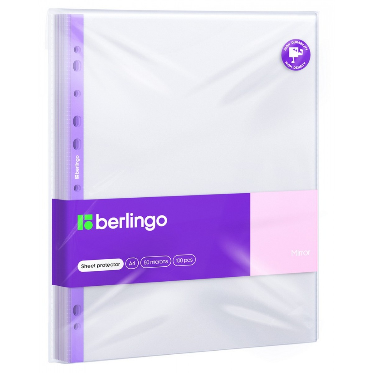 Папка-вкладыш (файлы) с перфорацией Berlingo 