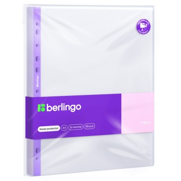 Папка-вкладыш (файлы) с перфорацией Berlingo 