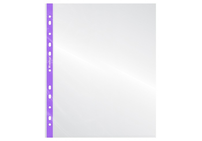 Папка-вкладыш (файлы) с перфорацией Berlingo 