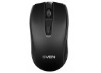 Мышь беспроводная Sven RX-220W, черный, 3btn+Roll