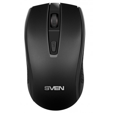 Мышь беспроводная Sven RX-220W, черный, 3btn+Roll
