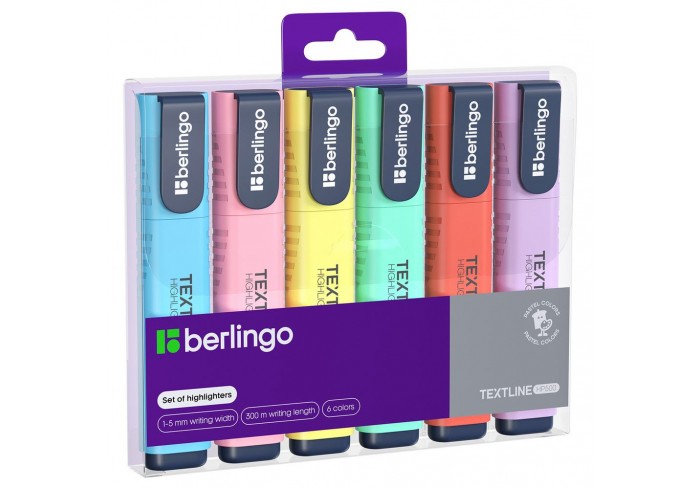 Набор текстовыделителей Berlingo 