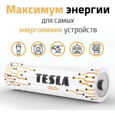 Батарейка (элемент питания) TESLA Gold+ LR03