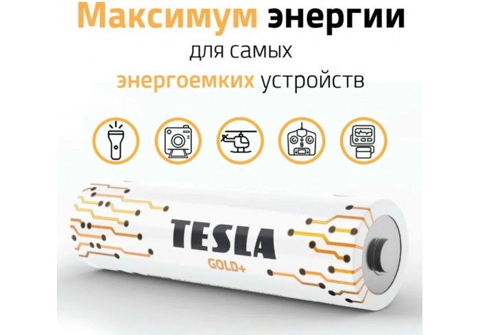 Батарейка (элемент питания) TESLA Gold+ LR03
