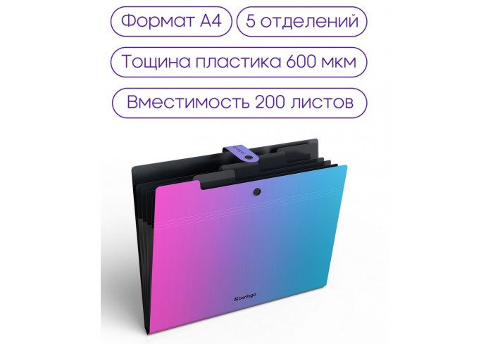 Папка 5 отделений Berlingo 