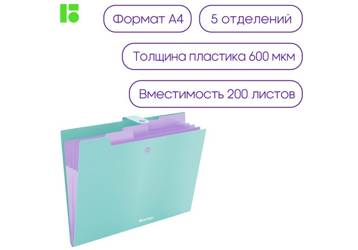 Папка 5 отделений Berlingo 