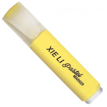 Маркер текстовыделитель, пастельный желтый, 1-5мм GROSS