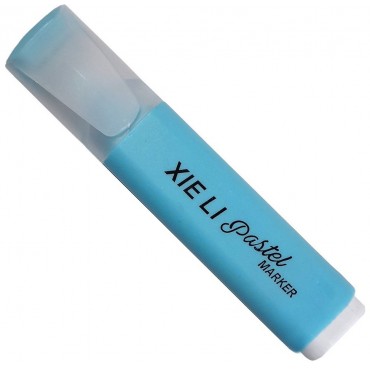 Маркер текстовыделитель, пастельный голубой, 1-5мм, GROSS