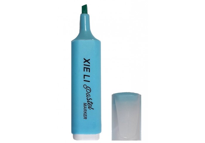 Маркер текстовыделитель, пастельный голубой, 1-5мм, GROSS