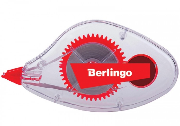 Корректирующая лента Berlingo, 5мм*8м, европодвес