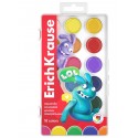 Краски акварельные ErichKrause Jolly Friends 18 цветов