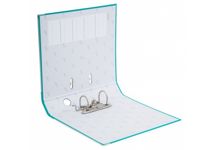 Папка-регистратор 50мм, Class, ПВХ, с мет уголком,  бирюзовая